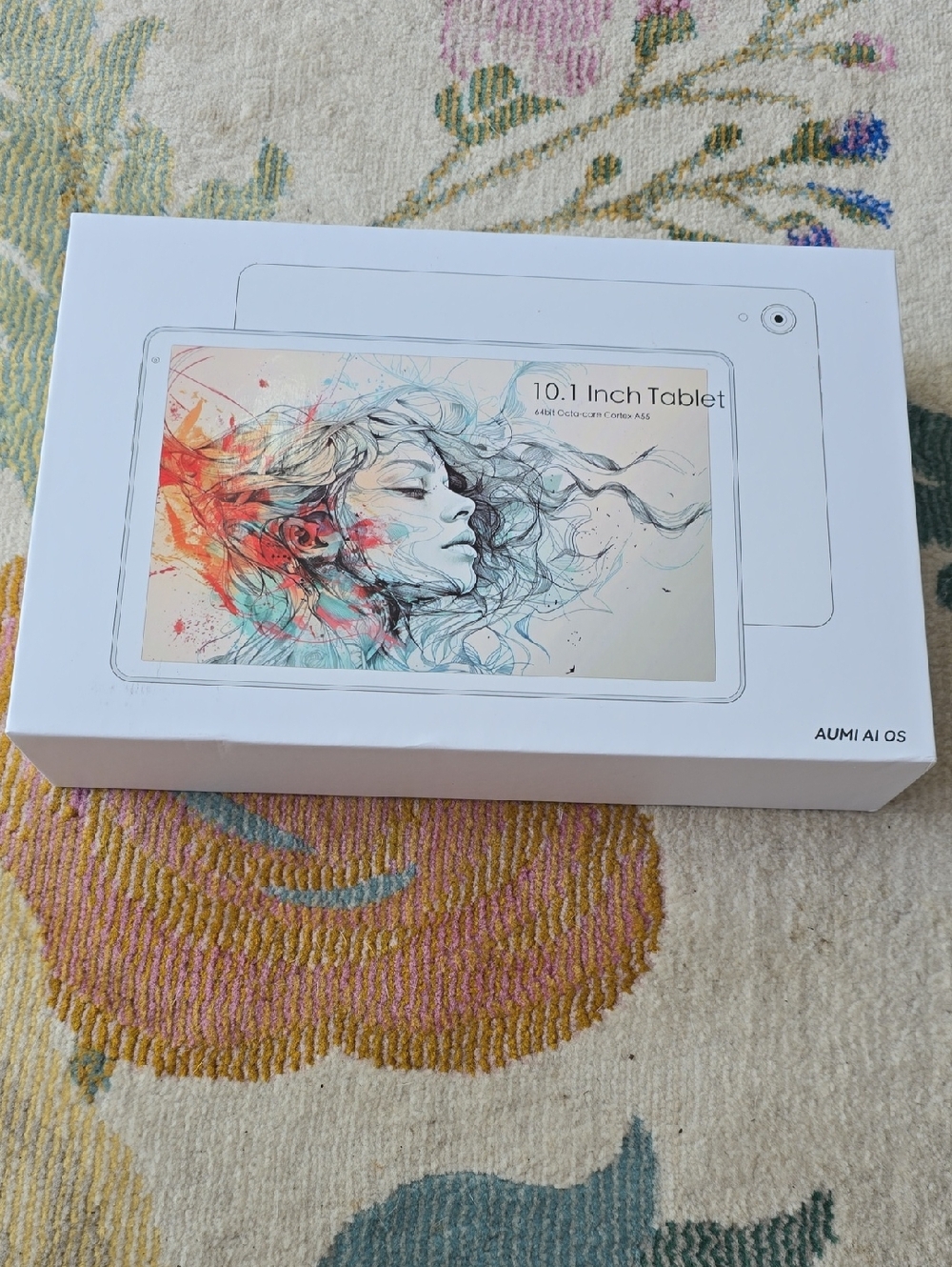 10.1-Inch White Tablet -